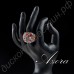 Кольцо Gorgeous 18K Rose Gold Plated Multicolour SWA ELEMENTS Austrian Crystal Ring